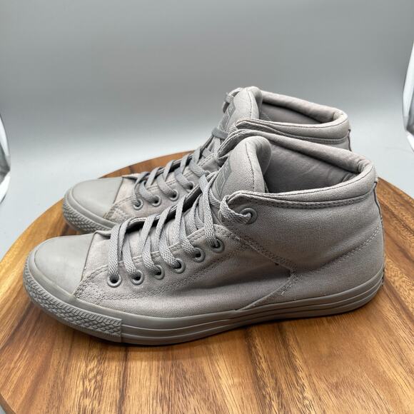 Converse Chuck Taylor All Star Mid Shoes Mens 10.5 Gray Skate Comfort Casual - Picture 3 of 8